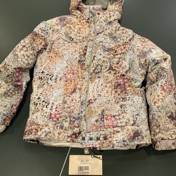 NWT 686 Youth Girls Snow Ski Jacket Smarty Isabella Pearls Size Medium - Picture 1 of 8